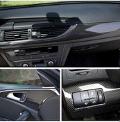 Resim 5d Parlak Karbon Fiber Kendinden Yapışkanlı Film, Vinil K20527-1 