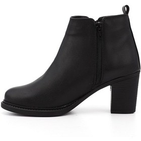 Resim Gönderi R Kadın Siyah Fermuarlı Kalın Topuklu Bot Gkzb13420431 Siyah 