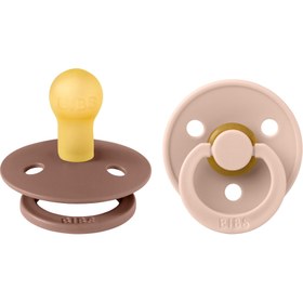 Resim Bibs Colour İkili Kauçuk Emzik Woodchuck/Blush 0-6 Ay 