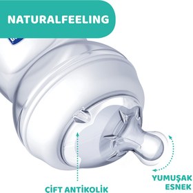 Resim Chicco NATURALFEELING CAM BİBERON 0 AY+ 250 ML 