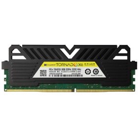 Resim TwinMOS TMMDD48GB3200DKBX6, 8GB, DDR4, 3200MHz, 1.2V, TornadoX6, Desktop Ram (Soğutuculu) 