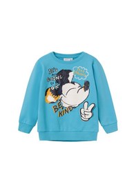 Resim Name It Mickey Mouse Turkuaz Erkek Çocuk Sweatshirt 13221200 001 Turkuaz 
