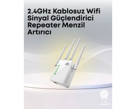 Resim Hopinip Yüksek Hızlı Parazit Önleyici Wifi Repeater Router - Lisinya 