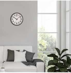 Resim Klik Venüs Siyah Duvar Saati Siyah 