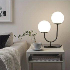 Resim Ikea Solhettaled Ampul E14 Opal Beyaz 45 mm Reostalı 90549330 