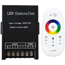 Resim 2.4g Dokunmatik Uzaktan Kumanda 30a Yüksek Güç Kontrol Cihazı Denetleyici Rgb Dimmer Led Işık Şerit Ktf-qc19 Dc12-24v 