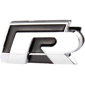 Resim Volkswagen Araçlar R Ön Çamurluk Logosu Yapıştırmalı R Logo 