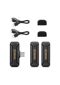 Resim Boya BY-WM3T2-U2 İkili Kablosuz Yaka Mikrofonu - Type-C 