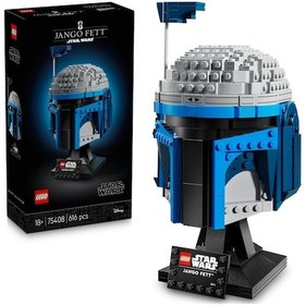 Resim LEGO® Star Wars: Klonların Saldırısı Jango Fett™ Kaskı 75408 - Yetişkinler için İnşa Edilebilen Koleksiyonluk Model Yapım Seti (616 Parça) 