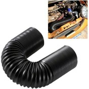 Resim 76mm / 3.0 İnç Araba Evrensel Boru Emme Teleskopik Boru Enjeksiyon Emme Sistemi Borusu 