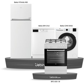 Resim Beko 4 lü Bahar Çeyiz Paketi-5 ( 970406 MB + CMX 8100 + BM 3143 + BFE 400-1 B) 