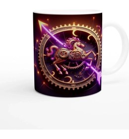 Resim Yay Burcu Baskılı Kahve Kupası - Zamanın Çarkları Astroloji Mekanizması Vs2 