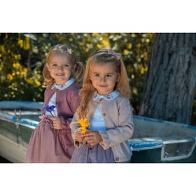 Resim louloubaby Lily Organik Bebek/çocuk Triko Hırka 