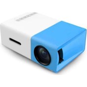 Resim Geekyou Kompakt Led Projeksiyon Cihazı 1080p Full Hd Ev Sineması - Taşınabilir Hdmı/usb Desteği Mavi 