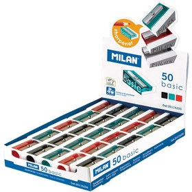 Resim MILAN 20115250 BASIC KALEMTRAŞ - ASORTİ - 50ADET 