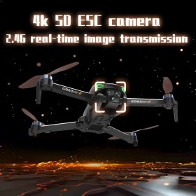 Resim GD83 Katlanabilir Drone Kamera HD 4K 500 Altında Küçük Boyutlu Drone RGB Işık Uzaktan Kumandalı 