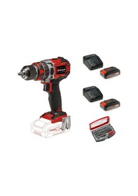 Resim Einhell Tp-cd 18/50 Li-ı Bl Solo Akülü Vidalama Seti + 2 X 2.5 Ah Starter Kit + Kwb 32 Parça Bits Uç 