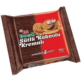 Resim Eti Burçak Sütlü Kakaolu Bisküvi 4x100 G 