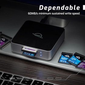 Resim OWC Atlas Pro SDXC-UHS-II V60 medya kartı, 128 GB 