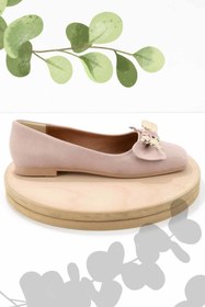 Resim Bambi Lila Nubuk Kadın Loafer Ayakkabı K01641121401 