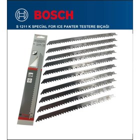 Resim Bosch - Tilki Kuyruğu Bıçağı S 1211 K - Buz ve Kemik Kesme 2608652900 10'lu Paket 