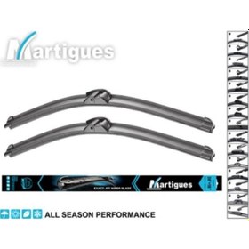 Resim Silecek Süpürgesi 600/600 MM Aerotwın Özel Aparat Delikli Merce N11.5828 