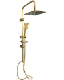 Resim Moonshop Gold Duş Sistemi Altın Rengi Tepe Duş Takımı Diğer 