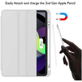 Resim Lenovo Tab Tb-311fu Tb-311xu 10.1inç Uyumlu Kılıf Kalem Bölmeli Smart Case Zaeh0039tr Kılıf 
