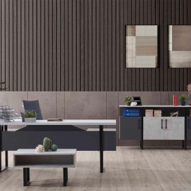 Resim İyena Home Living Athen Ofis Makam Takımı 