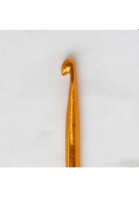 Resim Abarta 3,5mm Renkli Metal Uzun Gagalı Örgü Şiş Tunus Tığ 35cm-sarı 1 Adet 