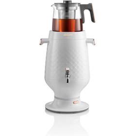 Resim Arzum Ehlikeyf Semaver Çaycı 3.5L Elektrikli Beyaz - AR3083 