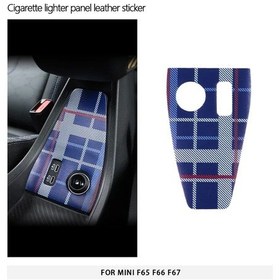 Resim Mini F65 F66 F67 Araba Sigara Çakmağı Panel Deri Çıkarma Sigara Için Blue For F66 F67 1 Piece Set 