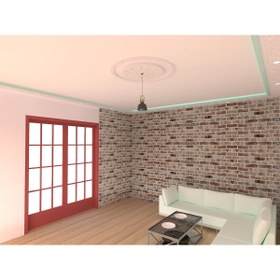 Resim MOTİFPİYER Lamba Tavan Göbeği-Yuvarlak-21-86cm-Dış Çitalı 