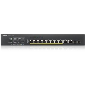 Resim 12port XS1930-12HP 10port 10GbE - 2X-10GbE SFP+ Yönetilebilir Switch Zyxel