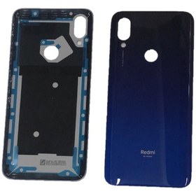Resim Gmr Xiomi Redmi 7 Arka Pil Kapağı Orta Çita Kasa Komple Mavi 