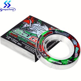 Resim Sougayilang 100% Florokarbon Balıkçılık Hattı, 50m/54.6YD Ultra-Yüksek Tensil Gücü, Görünmez Su Altı Balıkçılık Hattı, Spinning Makarası Baitcaster ile Uyumlu - Nehirler, Göl, Denizler için İdeal, Balıkçılık Hediyesi, Angler Temel Balıkçılık Aksesuarı, En İyi Noel, En İyi Şükran Günü, Florokarbon Balıkçılık Hattı/lider, Yüksek Kaliteli Balıkçılık Hattı, Denizde Florokarbon, Balıkçılık Ekipmanı/Aksesuar ve Ekipman 