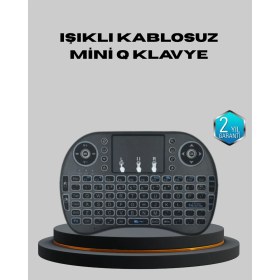 Resim Aydınlatmalı Touchpad’li Q Klavye – Türkçe Karakterli, USB Bağlantılı, Numerik Tuş Takımı 