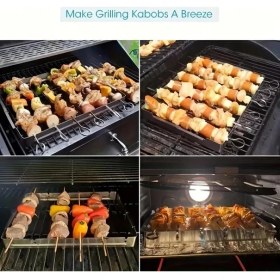 Resim Özssay 10'lu Paslanmaz Çelik Şiş Seti (20 Cm) - Airfryer & Mangal 