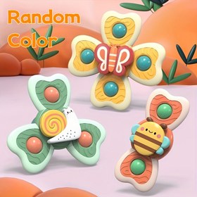 Resim 1/3/4'lü Renkli Vantuzlu Dönen Oyuncaklar - Eğlenceli Böcek ve Doğa Temalı Dönen Oyuncaklar, Pencereler, Banyolar ve Seyahat için, Çocuklar için Mükemmel Hediye, Gün, Noel, Cadılar Bayramı, Yeni Yıl, Paskalya, Bebek ve Yürümeye Başlayan Çocuk Hediyeleri!, Seyahat Oyuncağı, Banyo Oyuncağı, Yürümeye Başlayan Çocuk Oyuncağı, Gelişim Oyuncağı, Bebekler için Dönen Oyuncak, Spiner, Eğitici Oyuncak, Çocuk Oyunları, Vantuzlu Oyuncak 