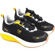 Resim Vicco Knit 346.f25y.153 Phlon Hafif Taban Cırtlı Çocuk Spor Ayakkabı Siyah Siyah 