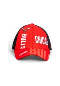 Resim Kırmızı Chicago Bulls Basketbol Beyzbol Şapkası - Standart Kırmızı 