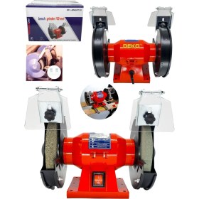 Resim Deko Turkey Turbo Motorlu Red Çark Motoru Zımpara Balta Bıçak Bileme Makinesi Taş Motoru Taşlama 150 mm 600W 