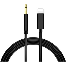 Resim Iphone Lightning Aux Araç Dönüştürücü Ses Kablosu 3.5 Mm Jack 1Mt 