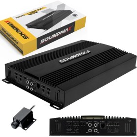 Resim Soundmax SX-3200.4 Oto Anfi Stereo 4000 Watt 4 Kanal Bass Kontrol 