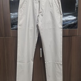 Resim Erkek Düz Paça Günlük Pantolonlar - Hafif Polyester, Bej, İş ve Boş Zaman Stili, Dahili Fermuarlı, Orta Bel, İlkbahar/Sonbahar Giyim, İlkbahar Yazlık Giysi | Düz Paça Pantolonlar | Pürüzsüz Dokulu Kumaş 