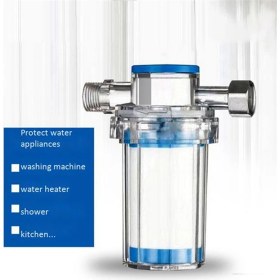 Resim Blueleskyy Çamaşır Makinesi Su Isıtıcısı Duş Duş Suyu Filtresi Ön Musluk Suyu Arıtma Filtresi (Yurt Dışından) 