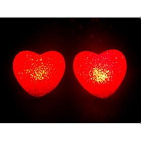 Resim Led Işıklı Kırmızı Kalp Gece Lambası 