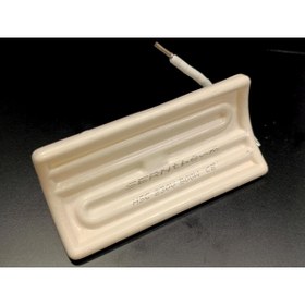 Resim SERN İnfrared Seramik Isıtıcı Rezistans KONKAV 122X60mm 500W 230V Beyaz Renk HSC Model 