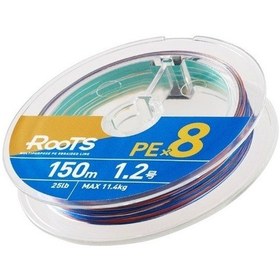 Resim Gosen X8 Roots Pe 8 Örgü Spin İp Misina 150mt Multi Color 