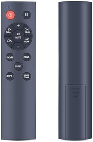 Resim Saiyin Soundbar Upgrade Riowois surround ses sistemi TV Soundbar hoparlör ile uyumlu yedek uzaktan kumanda 